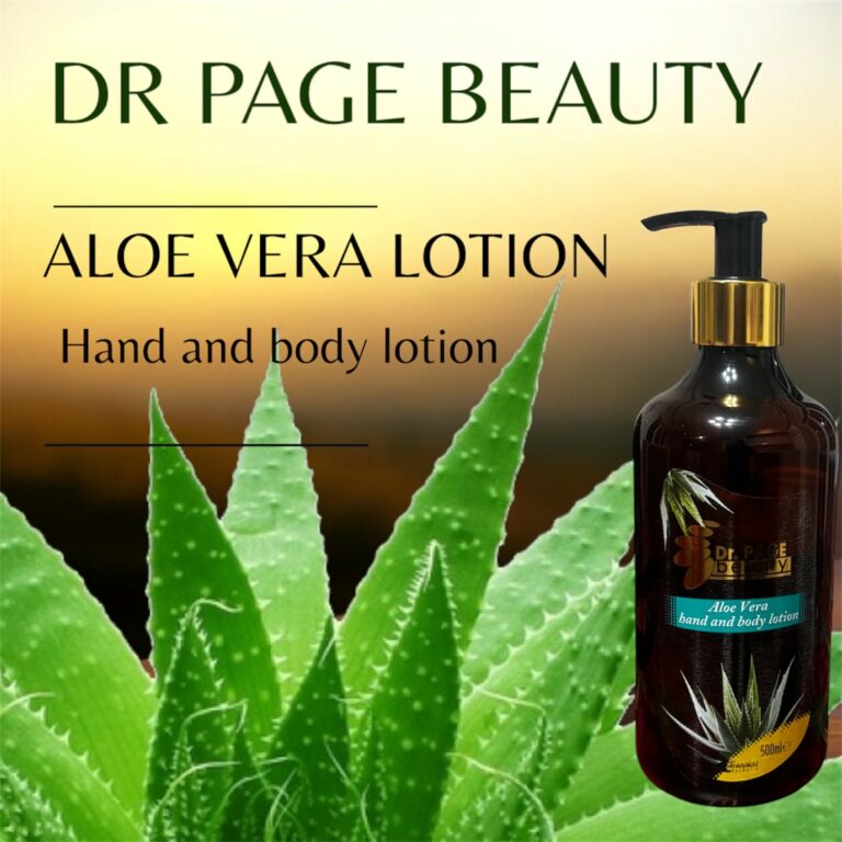 Doğal Nem Kaynağınız Dr Page Beauty Aloe Vera El Ve Vücut Losyon